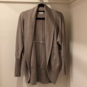 Beige Wilfred Cardigan from Aritzia